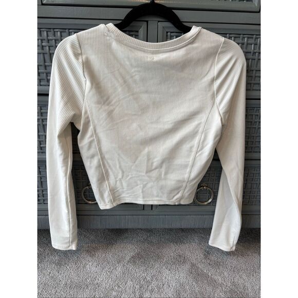 NWT Calia long sleeve crop top w support , Small $55 C46 - Picture 5 of 5
